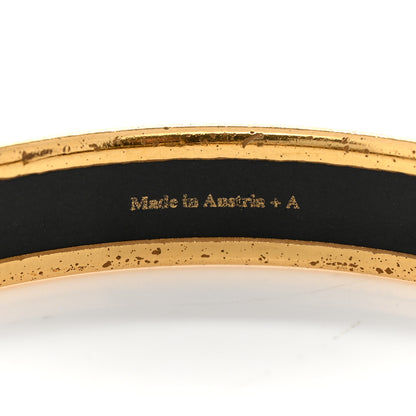 Hermes Enamel Printed Narrow Fan Bracelet 65 5 of 6