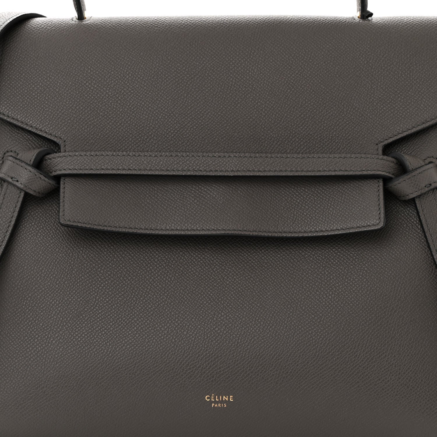Celine Grained Calfskin Mini Belt Bag Grey 8 of 11