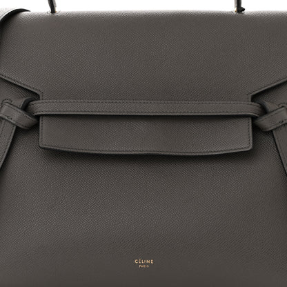 Celine Grained Calfskin Mini Belt Bag Grey 8 of 11