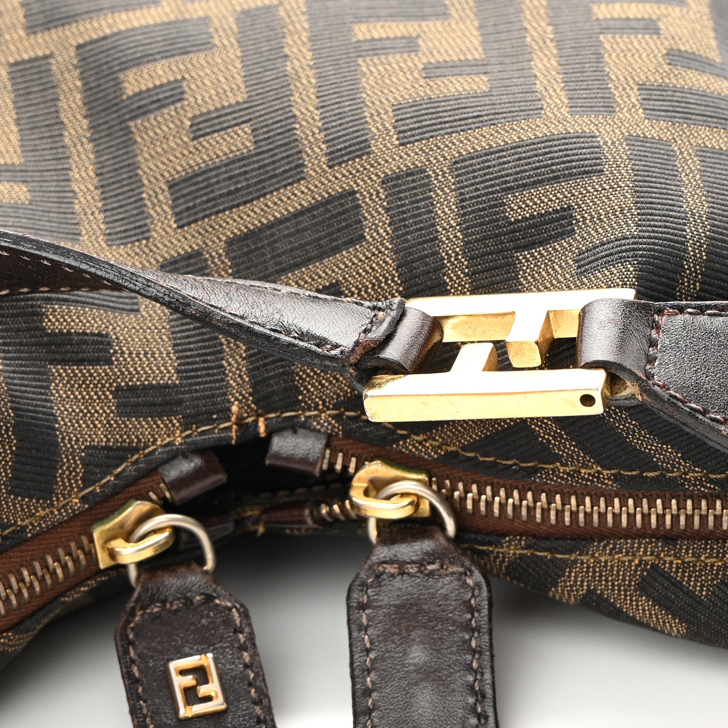 Fendi Zucca Hobo Tobacco 16 of 16