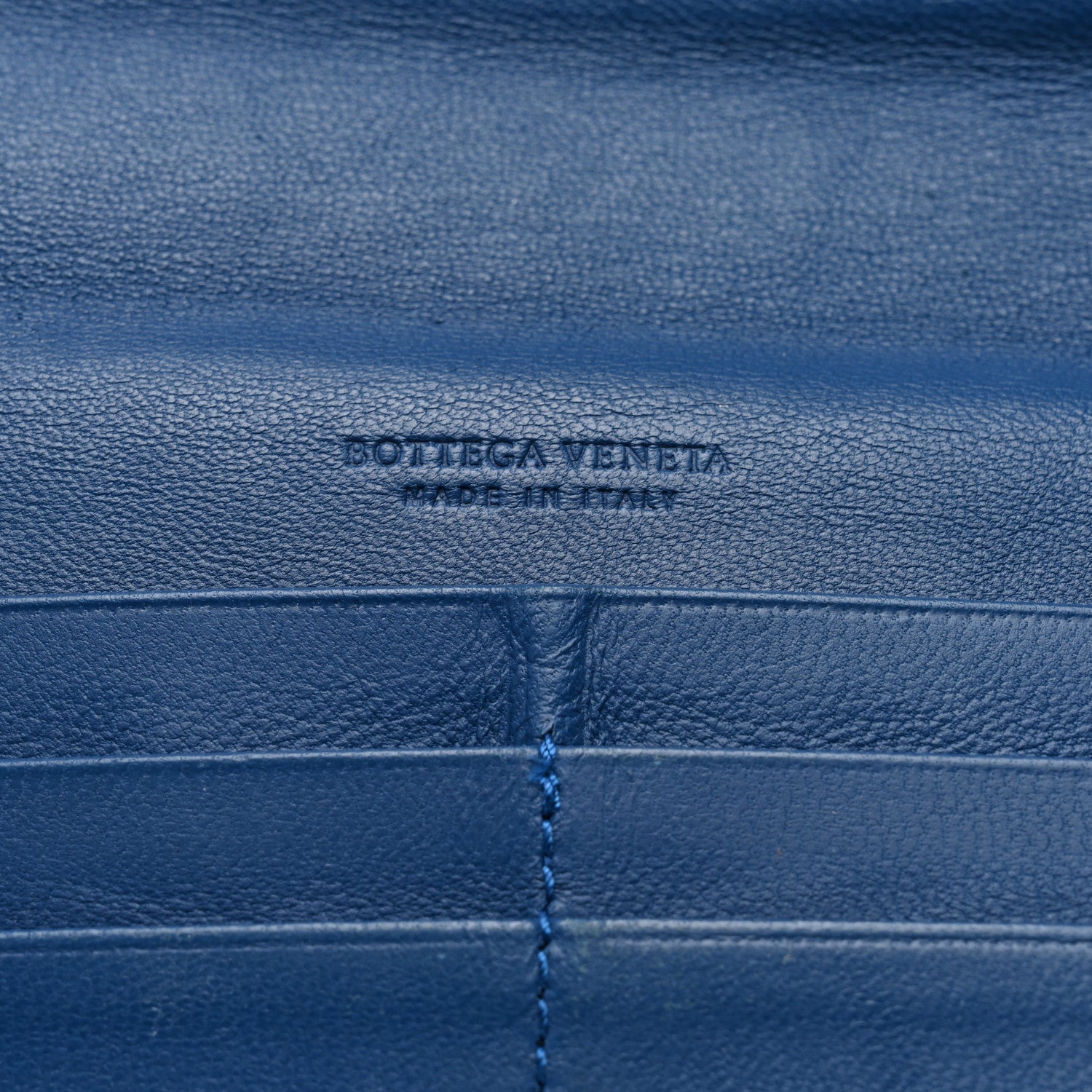 Bottega Veneta Nappa Intrecciato Fold Over Wallet Empire 6 of 11
