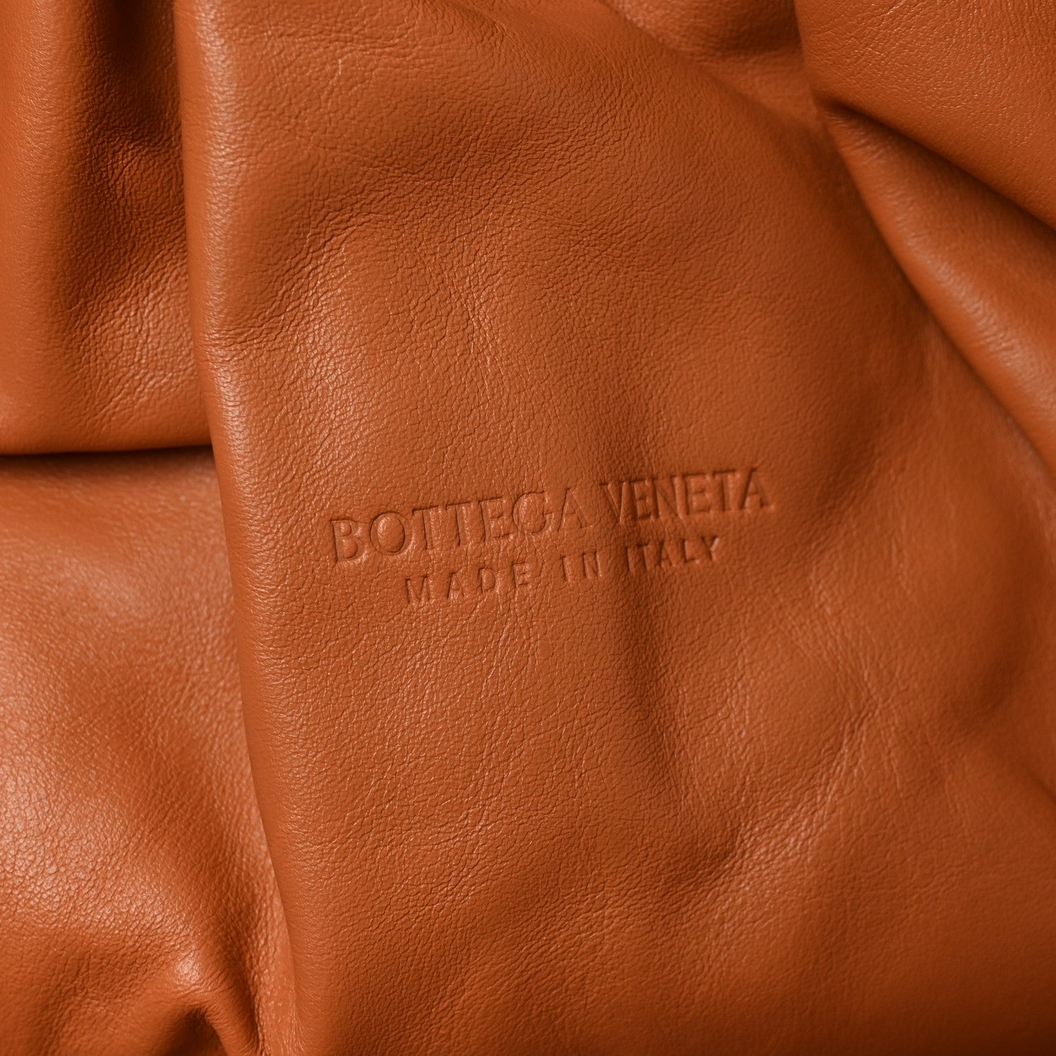 Bottega Veneta Smooth Butter Calf The Pouch Oversized Clutch Clay