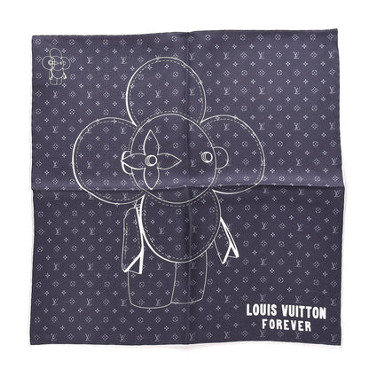 Louis Vuitton Silk Monogram Vivienne Pocket Square 1 of 3
