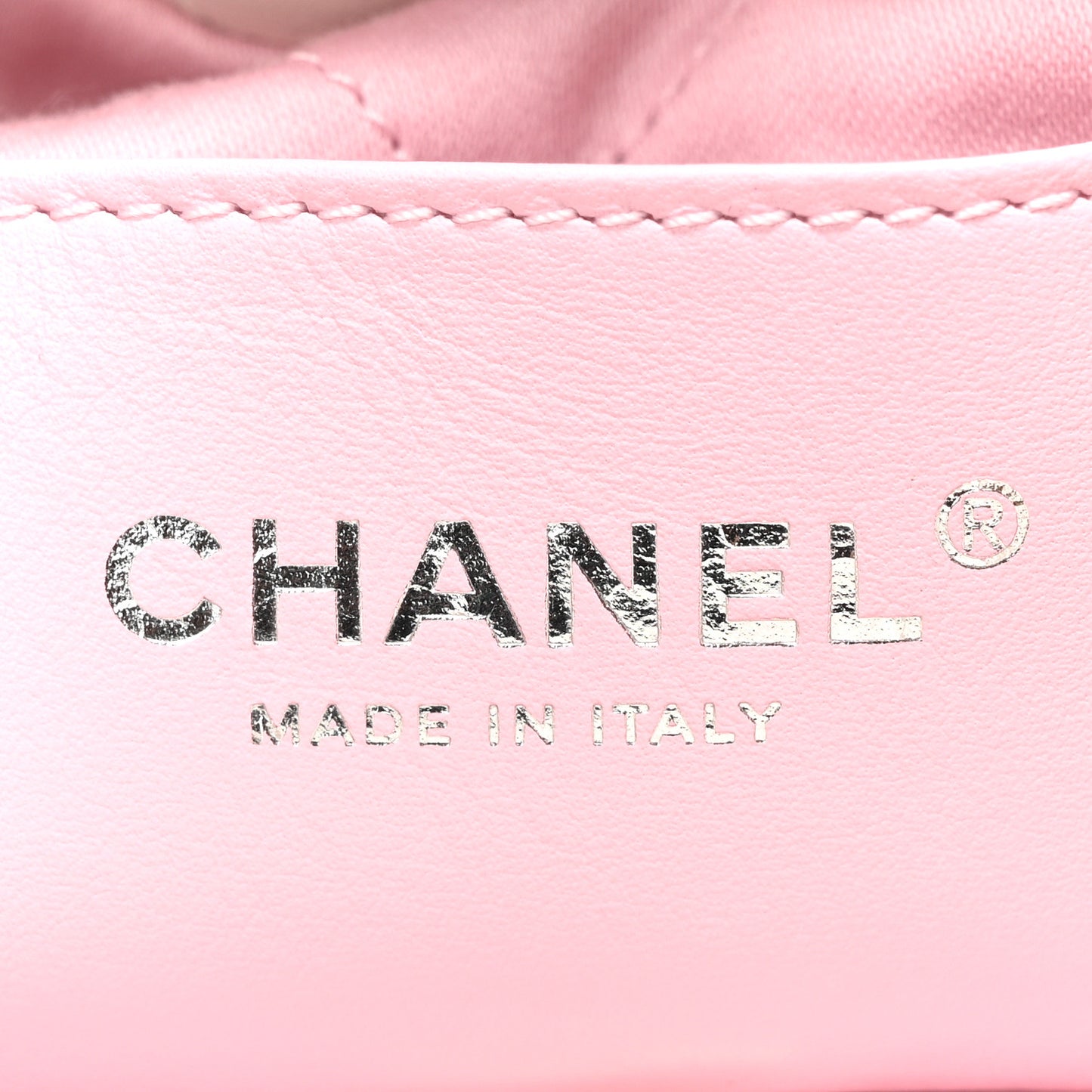 Patent Gradient Calfskin Quilted Mini Chanel 22 White Light Pink