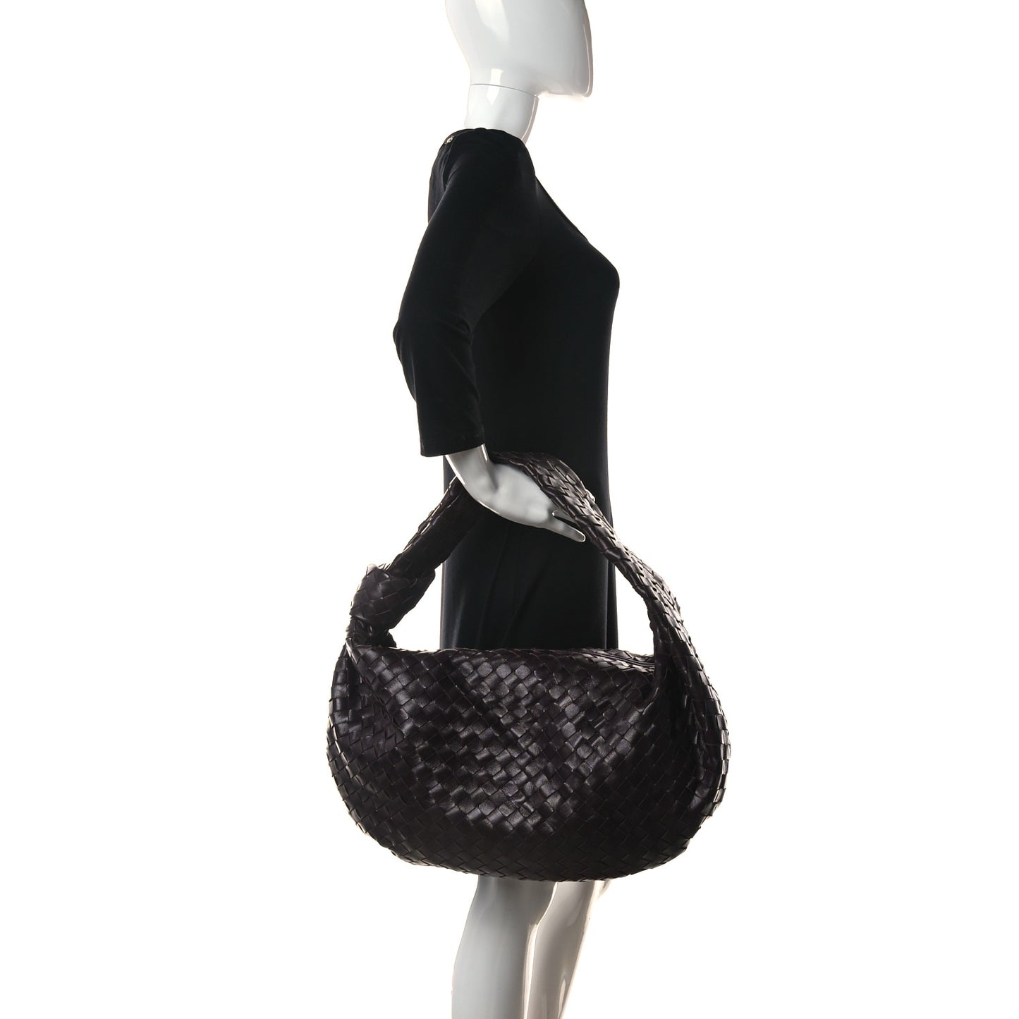 Nappa Intrecciato Medium Jodie Grape