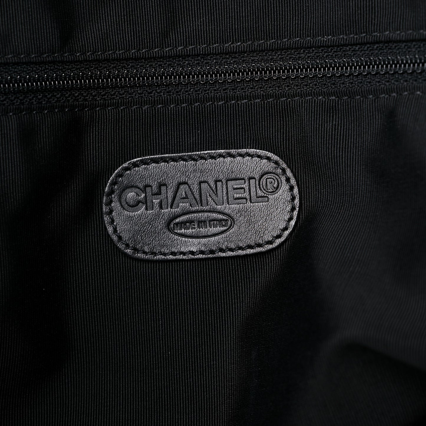 Calfskin Shopper Tote Black
