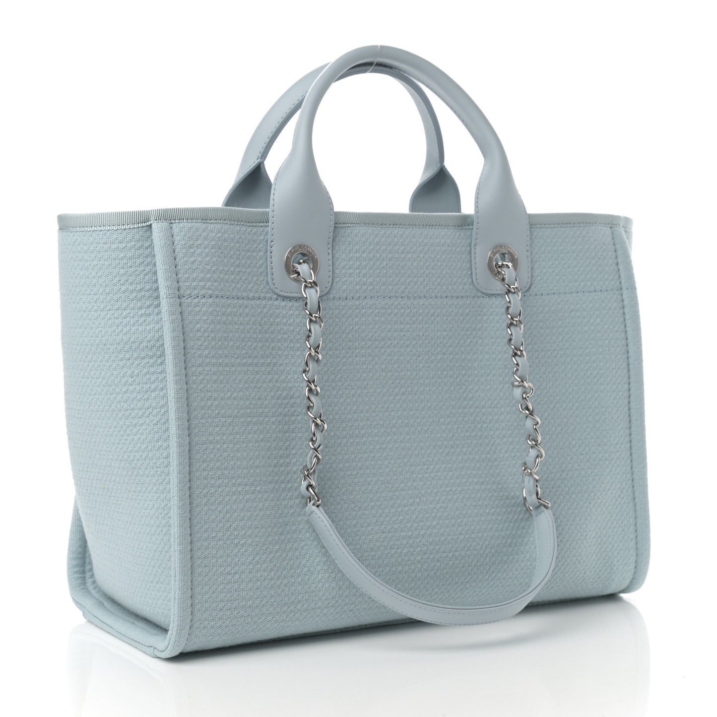 Mixed Fibers Small Deauville Tote Light Blue