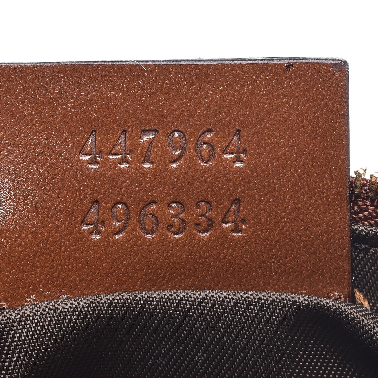 GG Supreme Monogram Key Case Brown