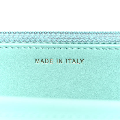 Chanel Caviar Quilted Boy Wallet On Chain WOC Light Blue 7 of 12