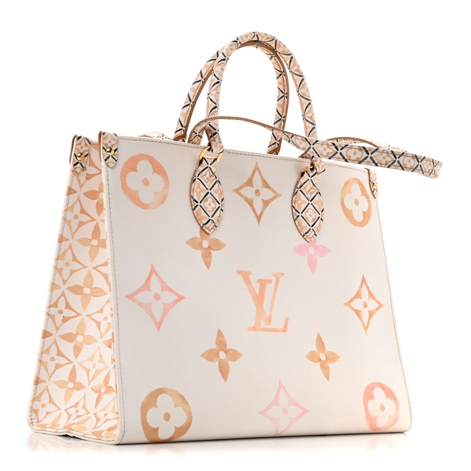 Louis Vuitton Monogram Giant By The Pool 2.0 Onthego MM Beige 3 of 12