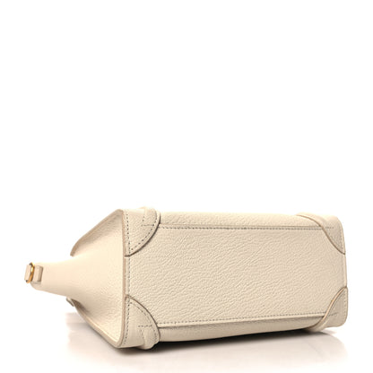 Celine Goatskin Nano Luggage White 4 of 12