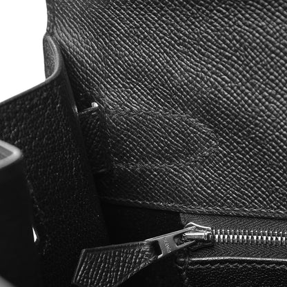 Hermes Epsom Kelly Sellier 40 Black 11 of 39