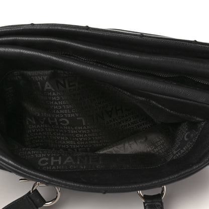 Chanel Caviar Square Stitched Large Tote Black 8 of 12