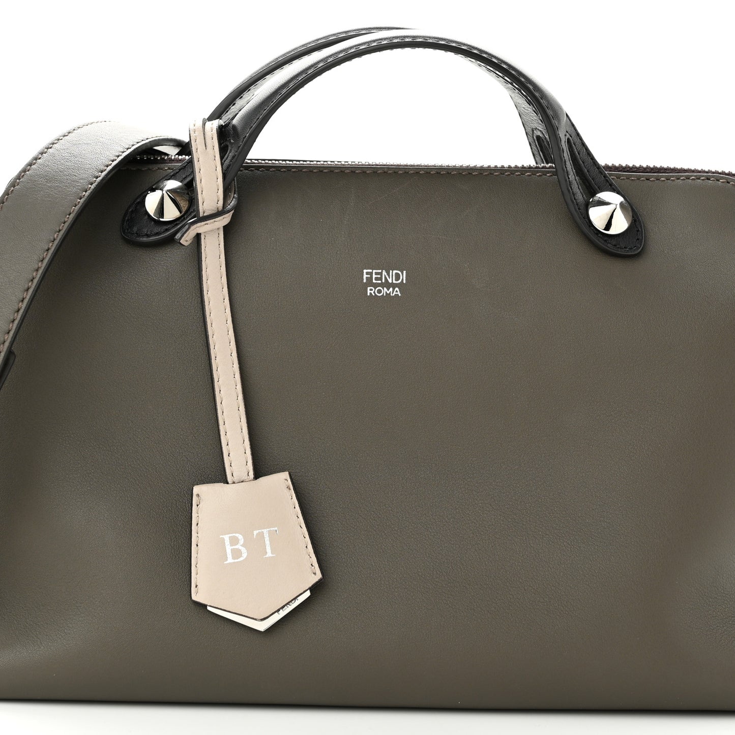 Vitello Dolce 4 Color Medium By The Way Boston Bag Carbone Grigio Polvere Multicolor