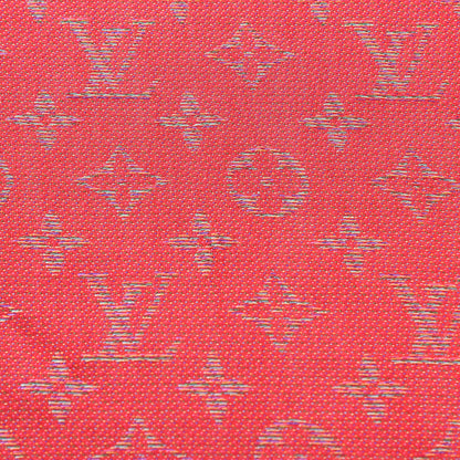 Louis Vuitton Wool Silk Monogram Rainbow Shawl Rubis 4 of 6