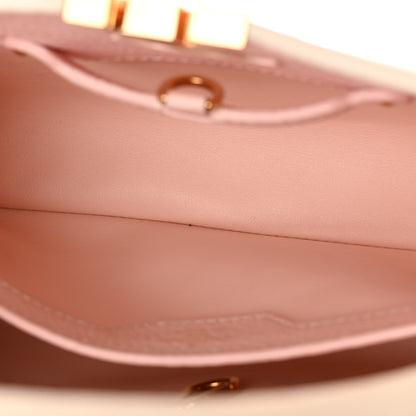 Louis Vuitton Taurillon Capucines BB Cream Beige Pearly Pink 5 of 10
