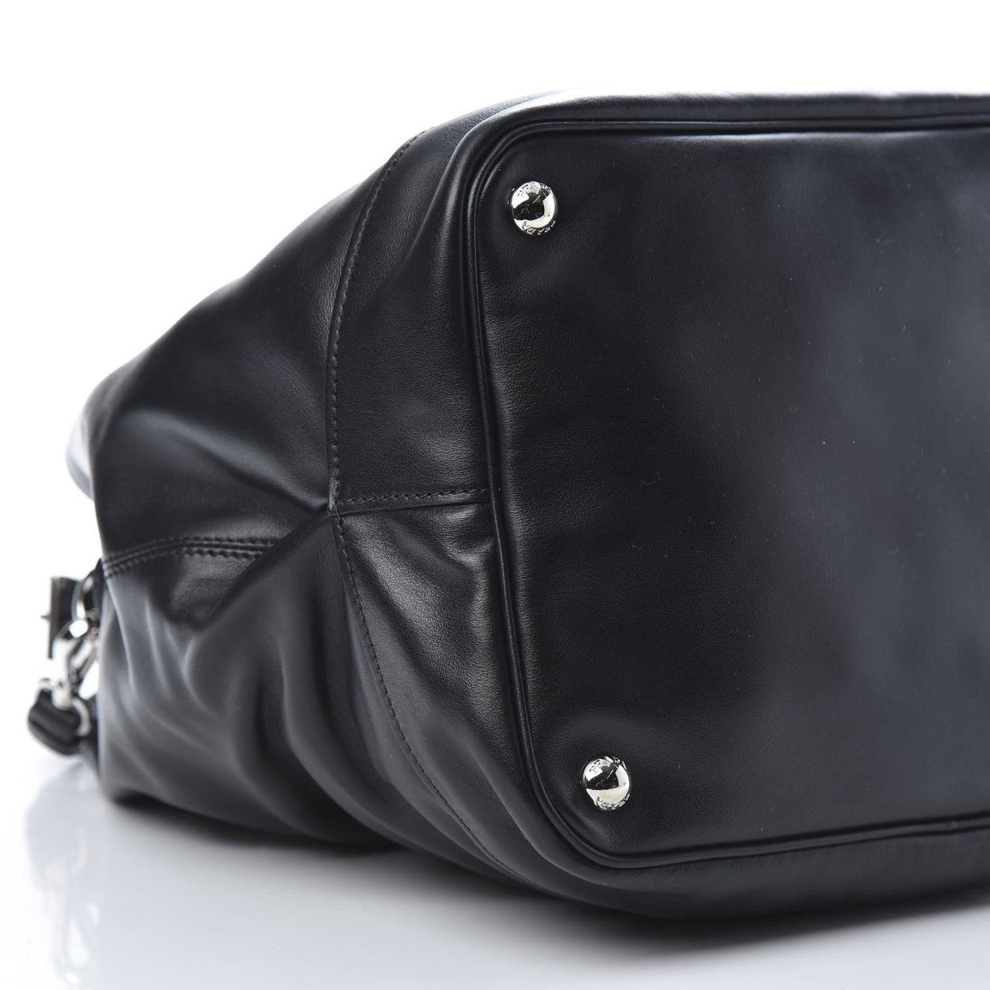 Soft Calfskin Bucket Bag Black