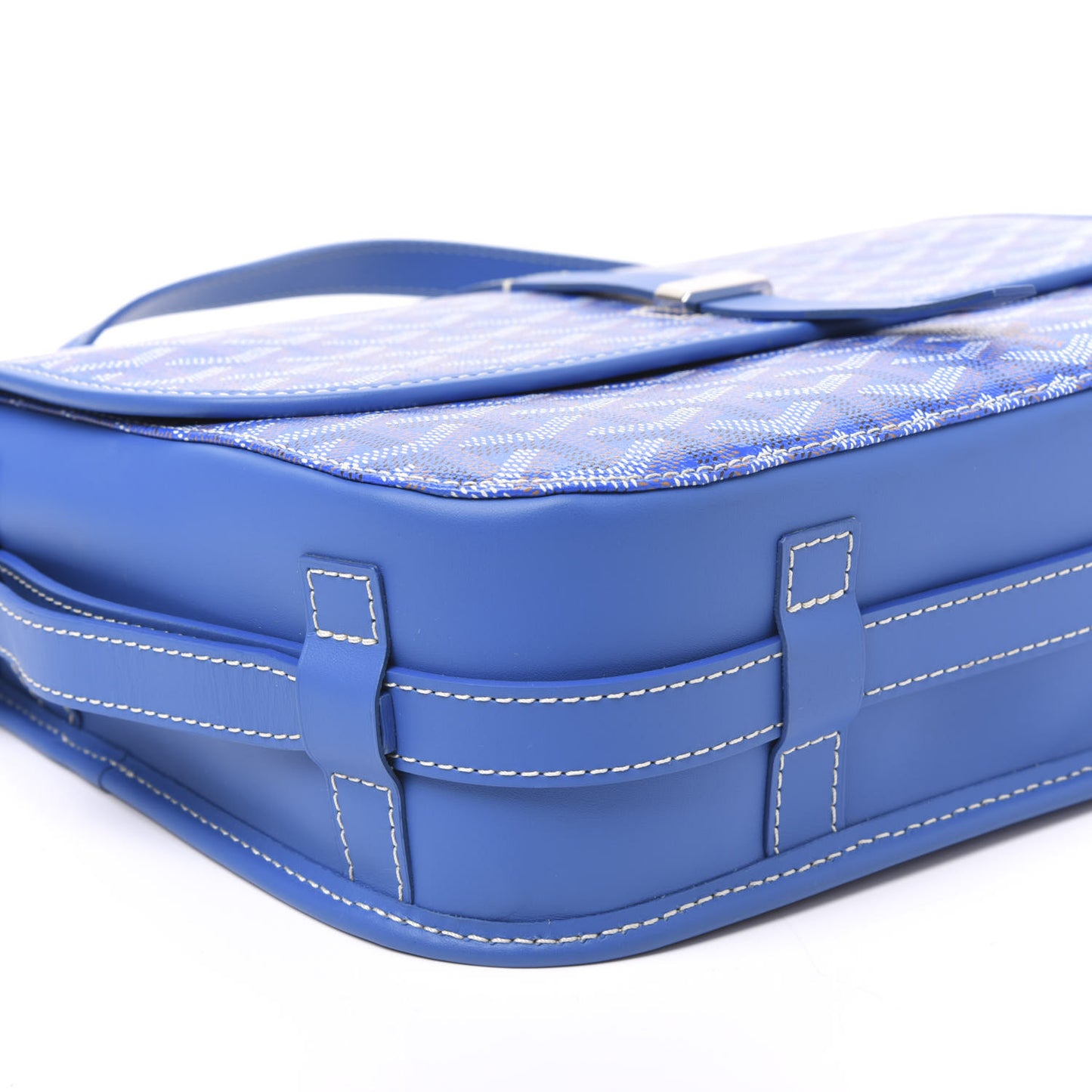 Goyardine Belvedere II MM Messenger Bag Sky Blue