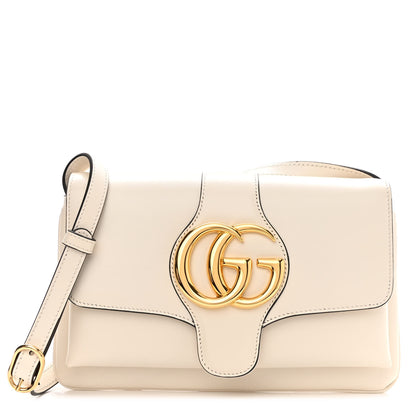 Gucci Calfskin Small Arli Flap Shoulder Bag Mystic White 1 of 10