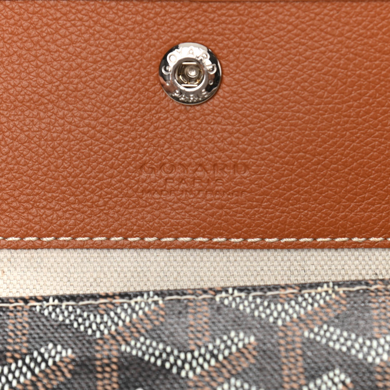 Goyard Goyardine Saint Louis GM Black Gold 7 of 14