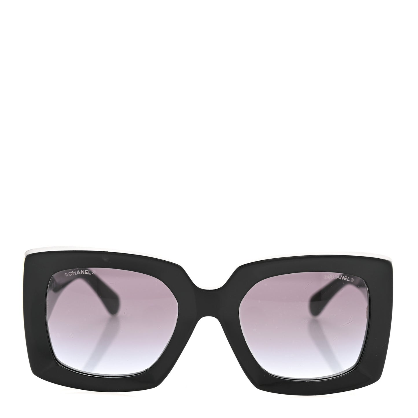 Acetate Rectangle Sunglasses 5435 Black
