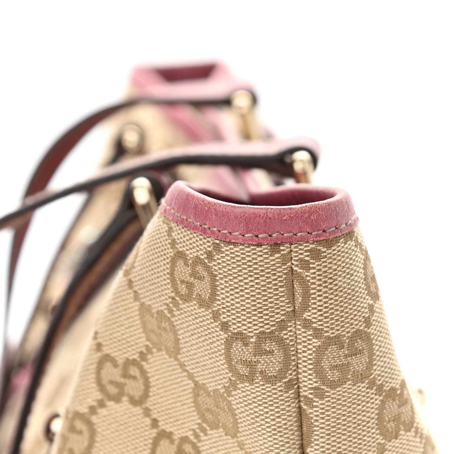 Gucci Monogram Medium Jolicoeur Tote Pink 12 of 13