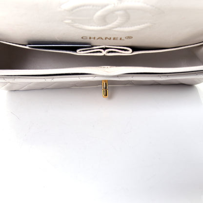 Chanel Lambskin Quilted Small Double Flap White 4 of 4
