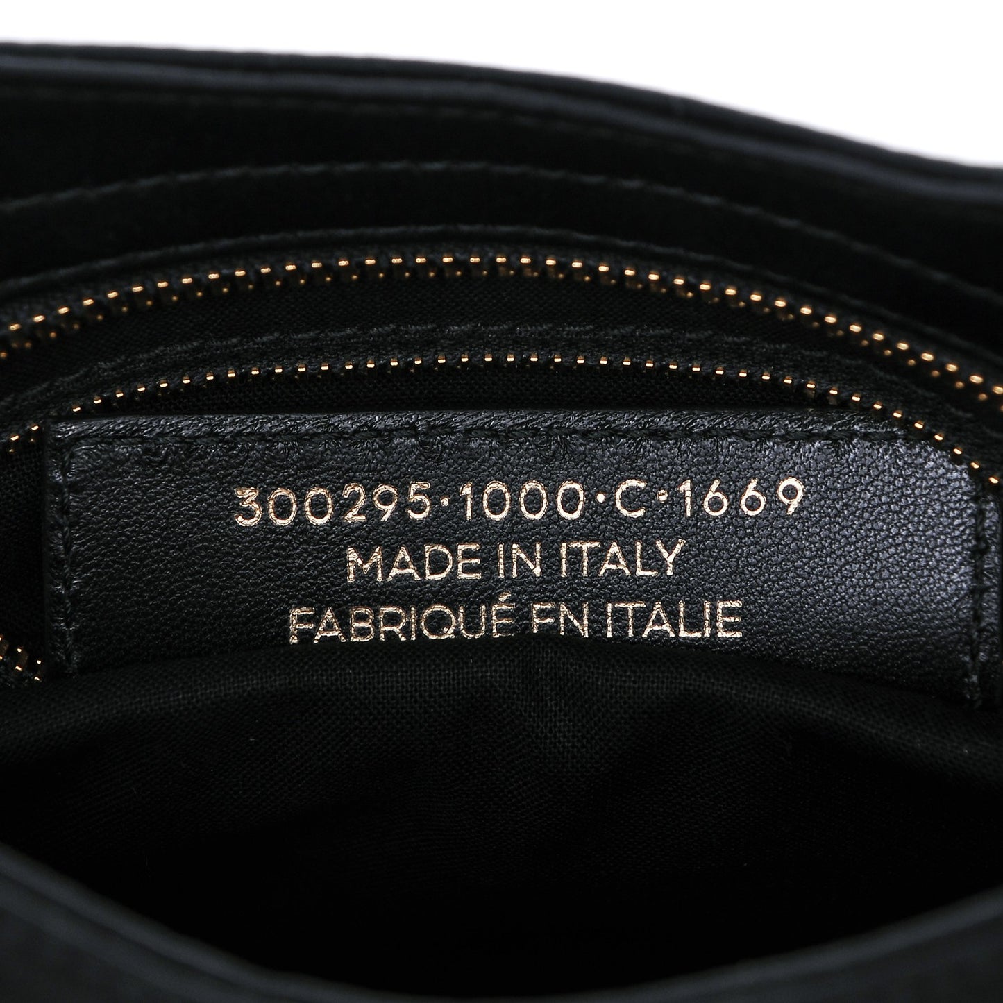 Satin Classic Gold Hardware Mini City Black
