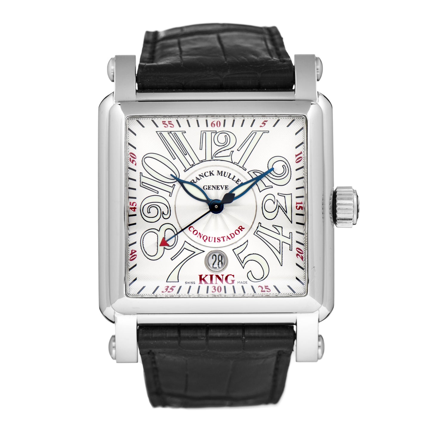 Stainless Steel Alligator 45mm Conquistador King Cortez Automatic Watch 10000SC