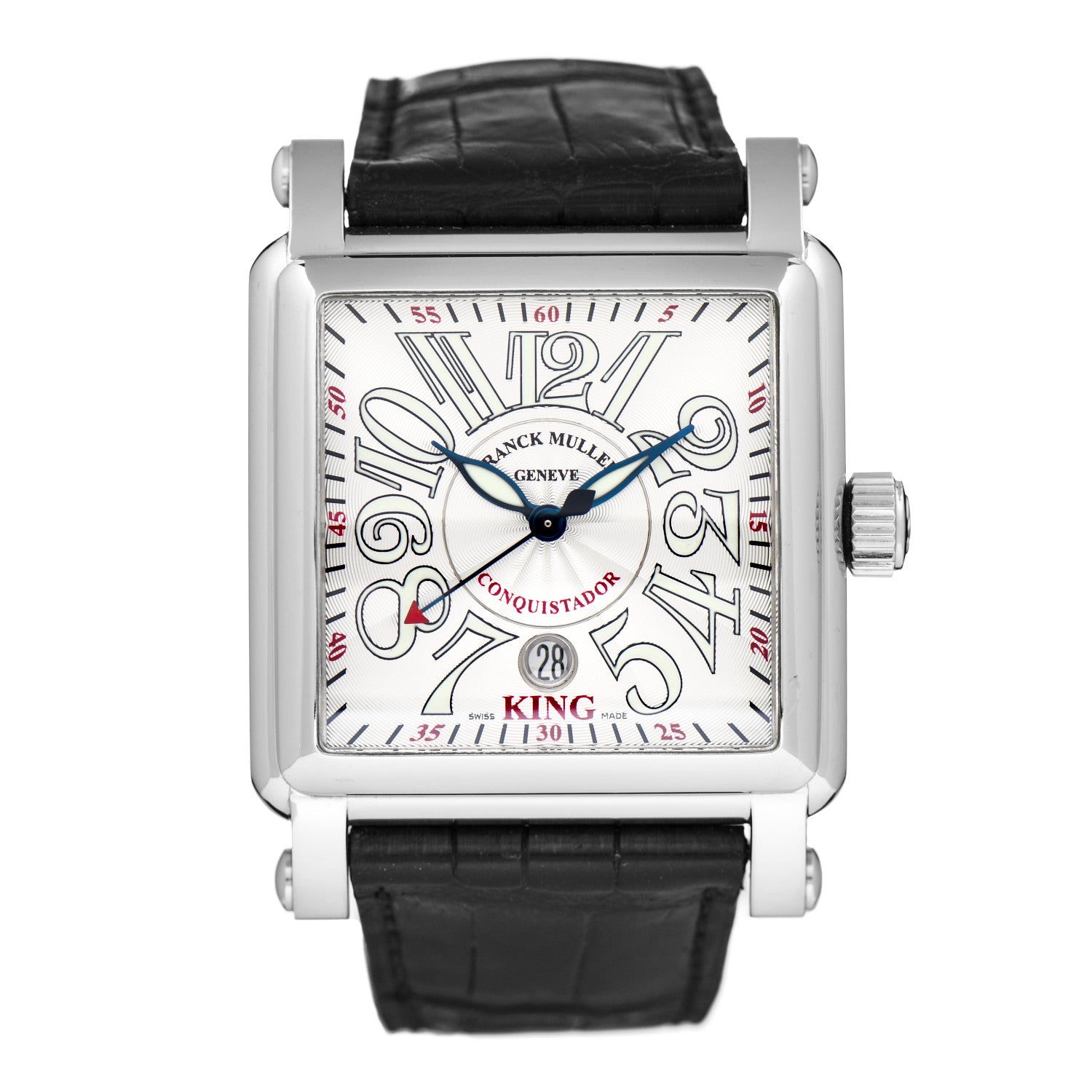 Franck Muller Stainless Steel Alligator 45mm Conquistador King Cortez Automatic Watch 10000SC 1 of 4