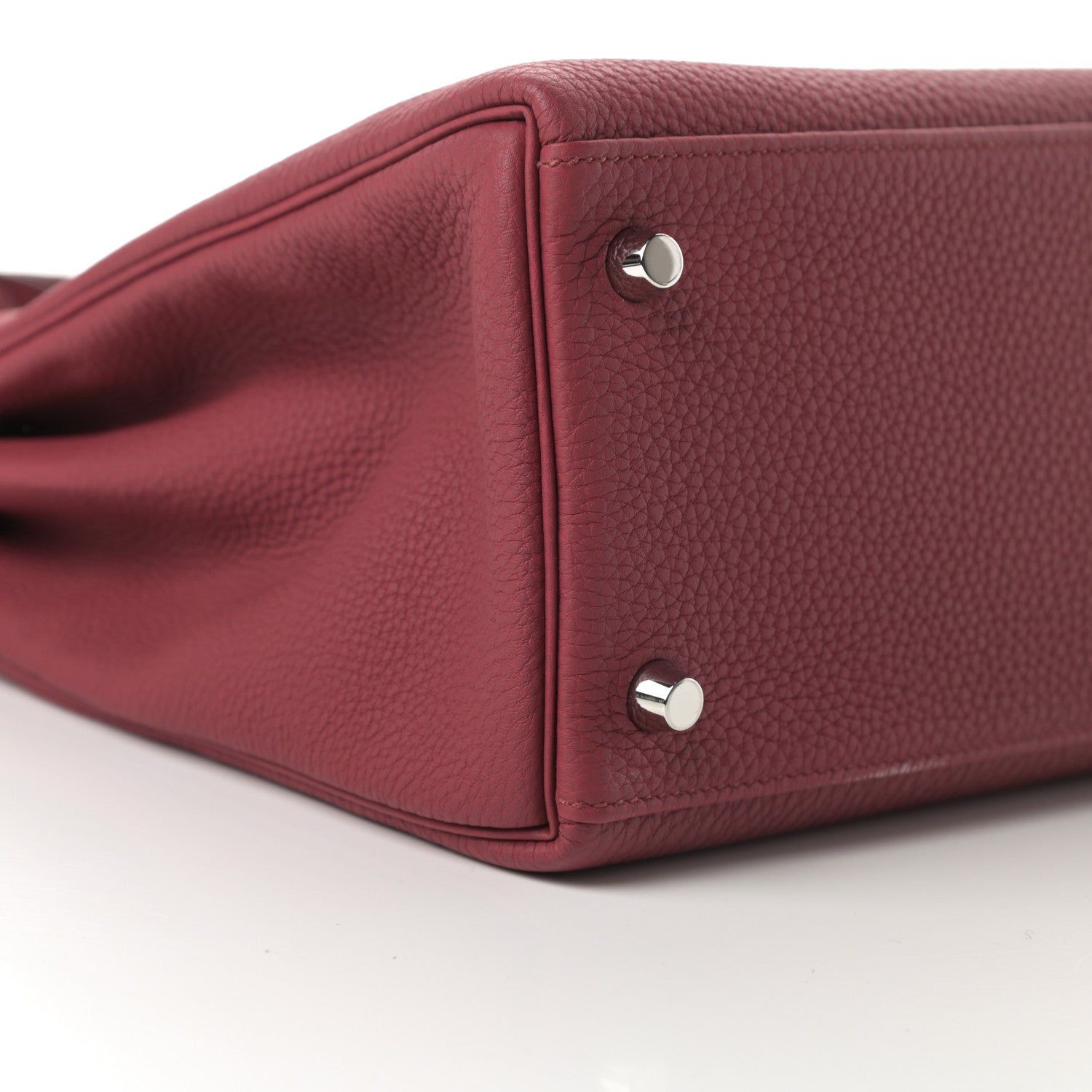 Hermes Togo Kelly Retourne 28 Rouge Grenat 9 of 11