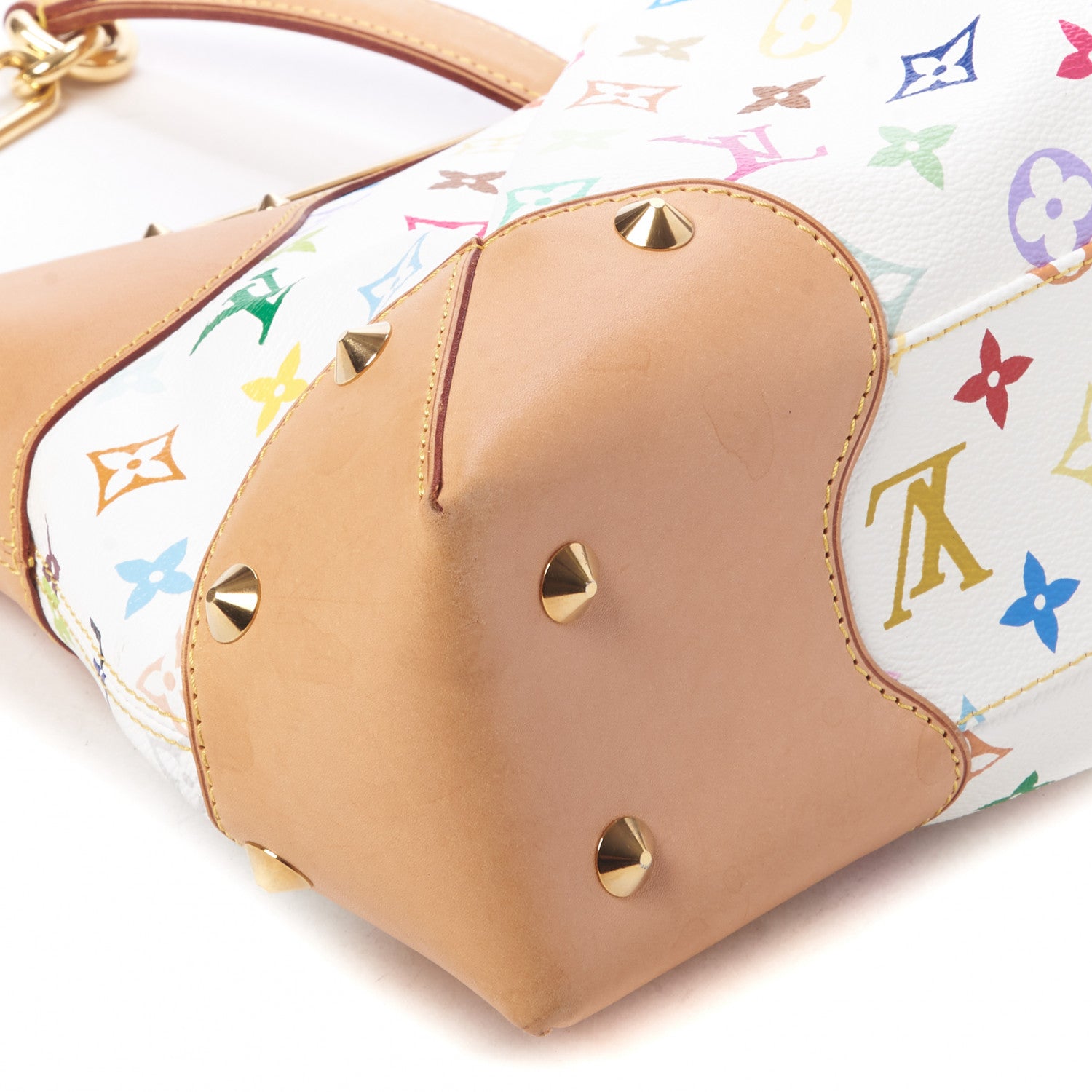 Louis Vuitton Monogram Multicolor Judy MM White 6 of 8