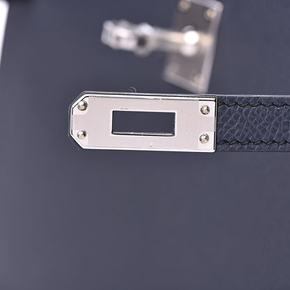 Hermes Epsom Kelly Sellier 25 Bleu Indigo 10 of 32