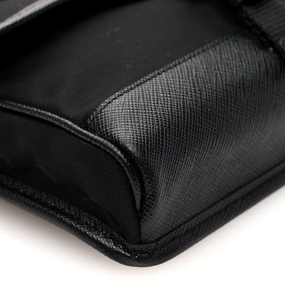 Prada Re-Nylon Saffiano Smartphone Case Crossbody Black 8 of 9