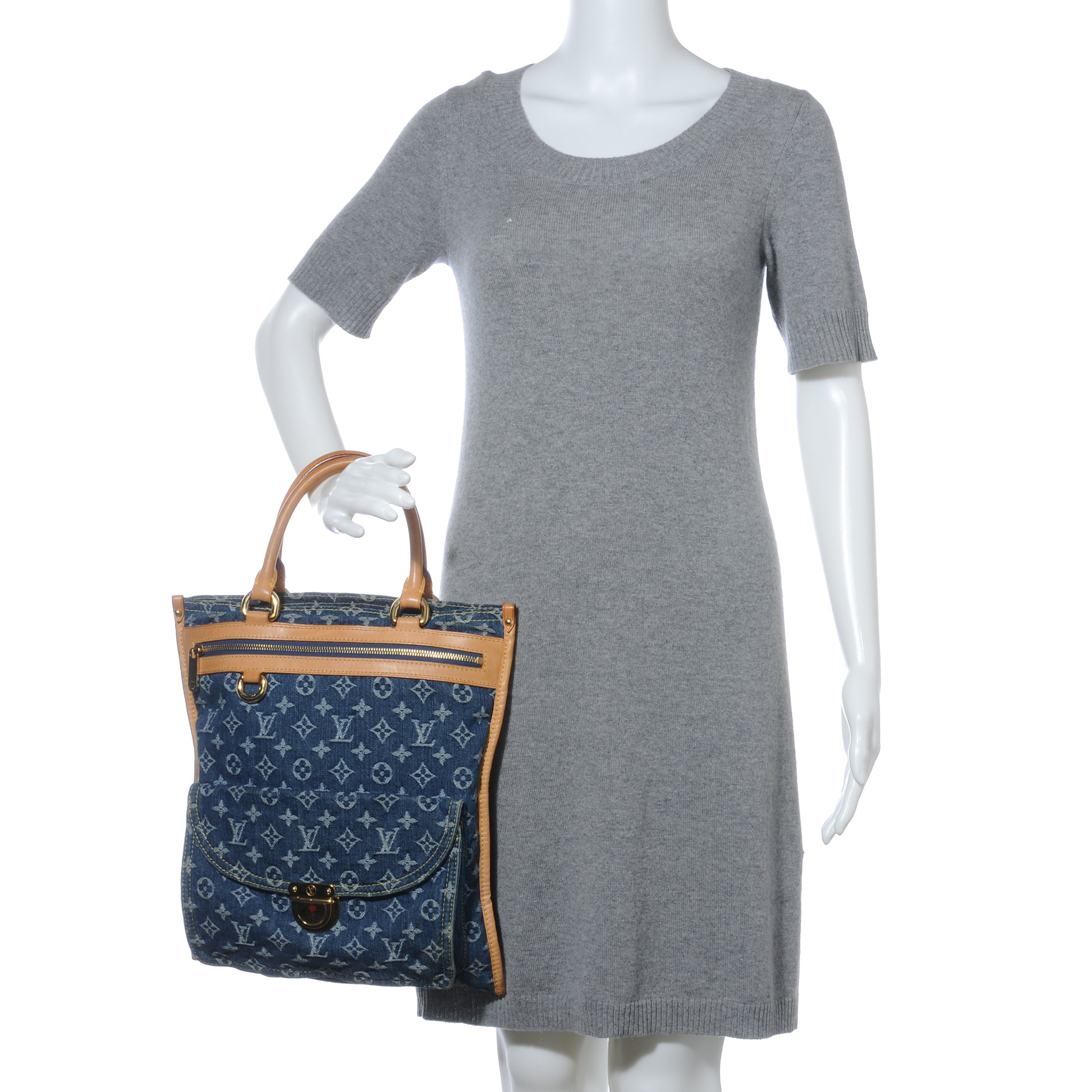 Louis Vuitton Denim Sac Plat 2 of 7