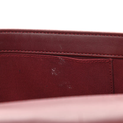 Chanel Lambskin Quilted New Medium Boy Flap Dark Red 12 of 16