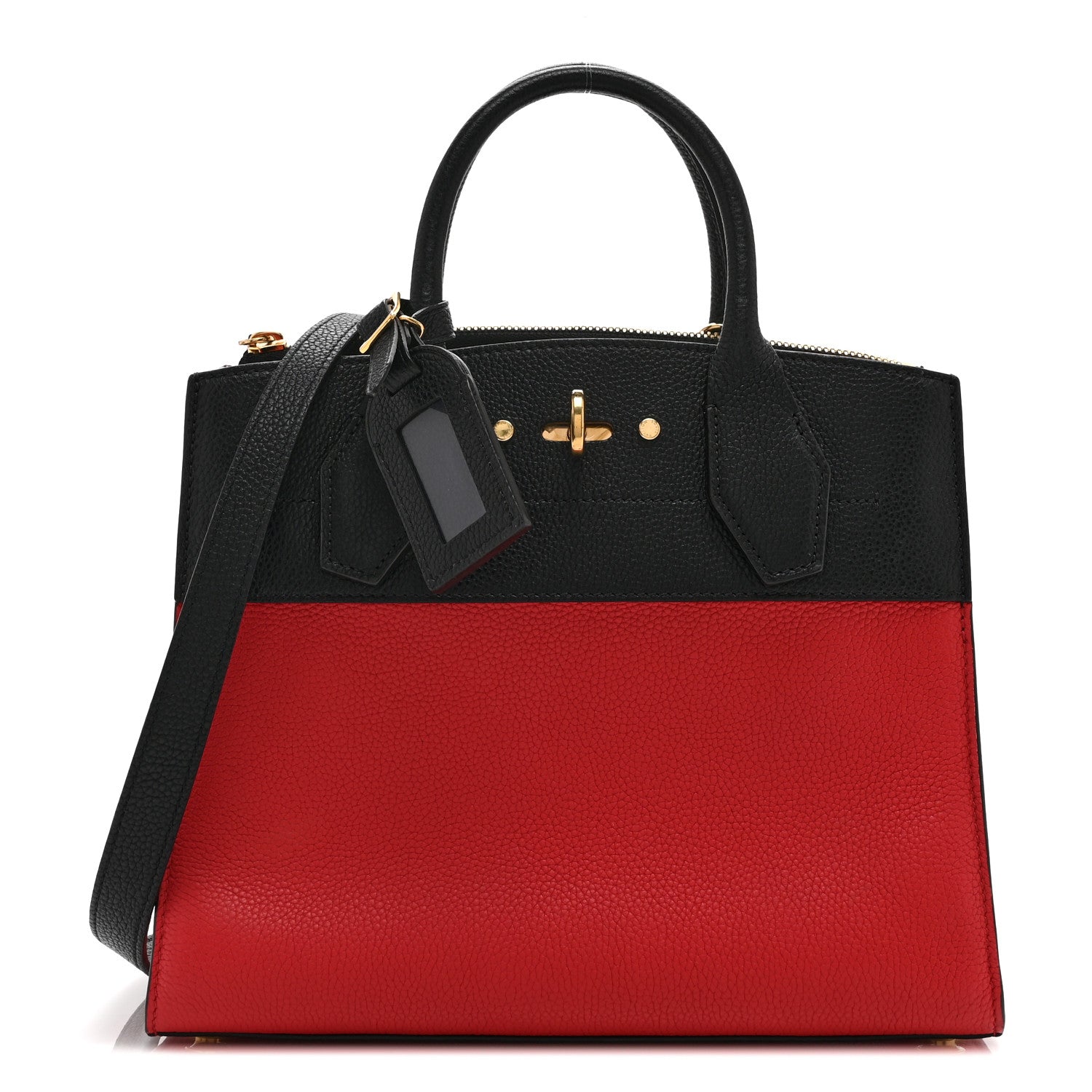 Louis Vuitton Taurillon City Steamer PM Black Rouge 1 of 10