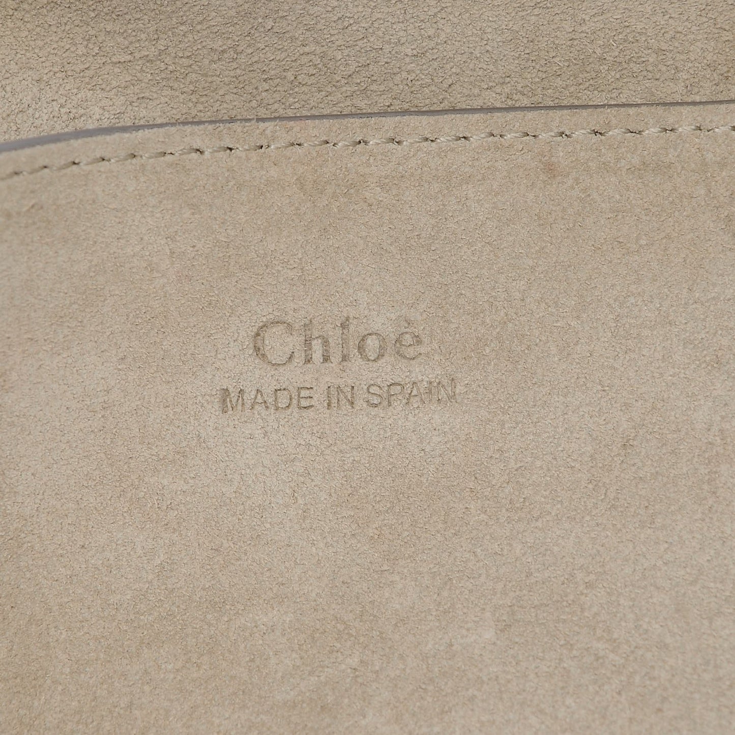 Suede Calfskin Small Faye Shoulder Bag Motty Grey