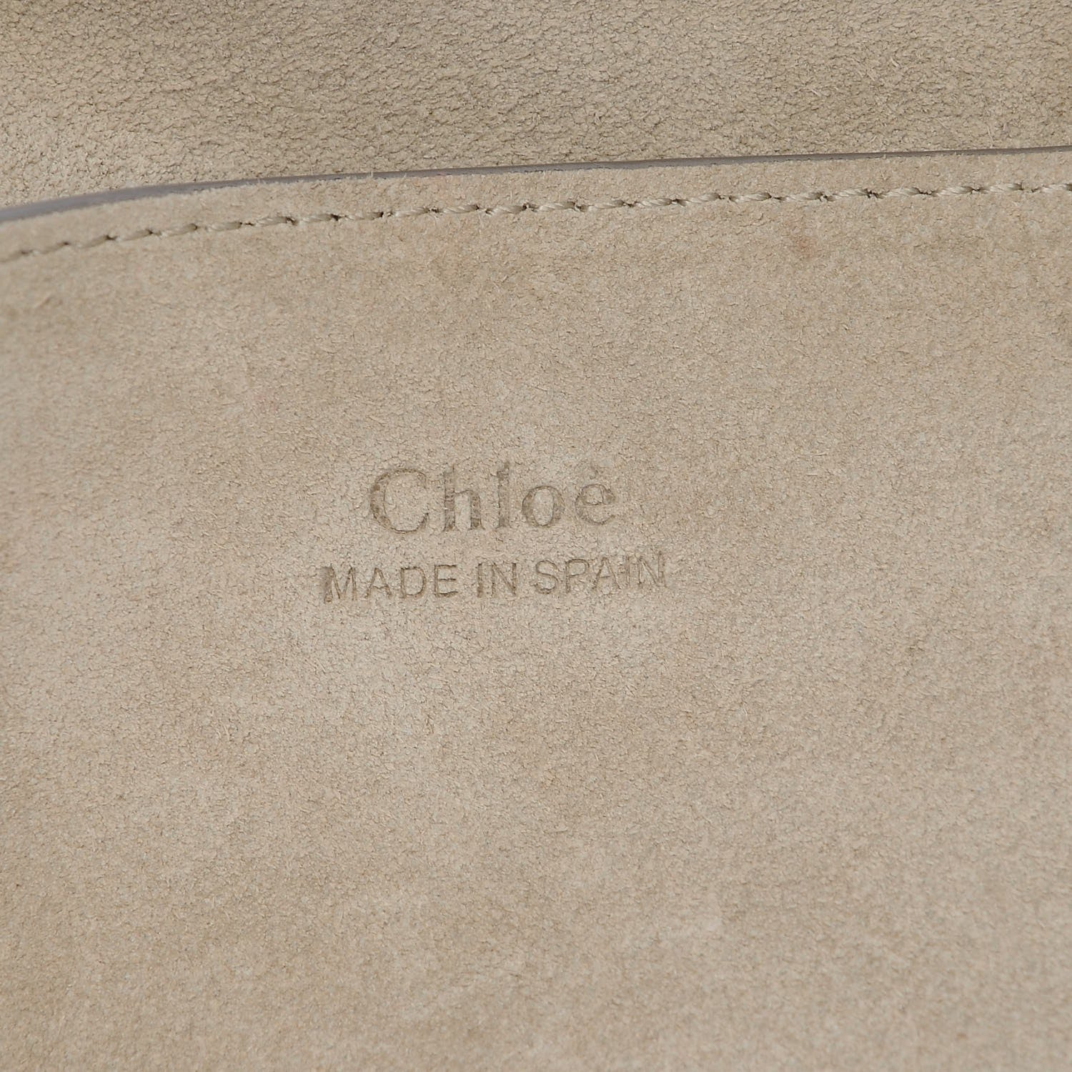 Chloe Suede Calfskin Small Faye Shoulder Bag Motty Grey 6 of 15