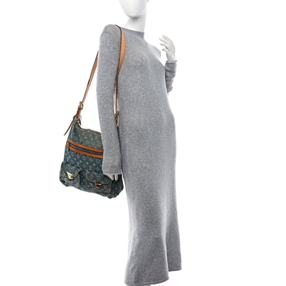 Louis Vuitton Denim Baggy GM Blue 2 of 14