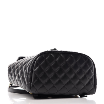 Chanel Lambskin Quilted Small Urban Spirit Backpack Black 4 of 9