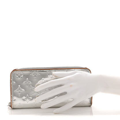 Louis Vuitton Monogram Mirror Zippy Wallet Silver 2 of 10