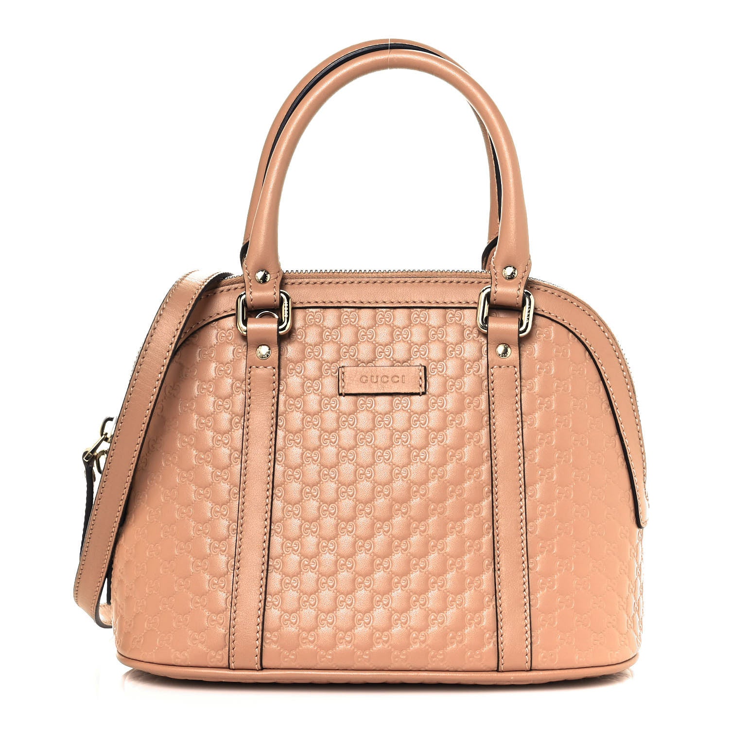 Gucci Soft Microguccissima Mini Dome Bag Camelia 1 of 12