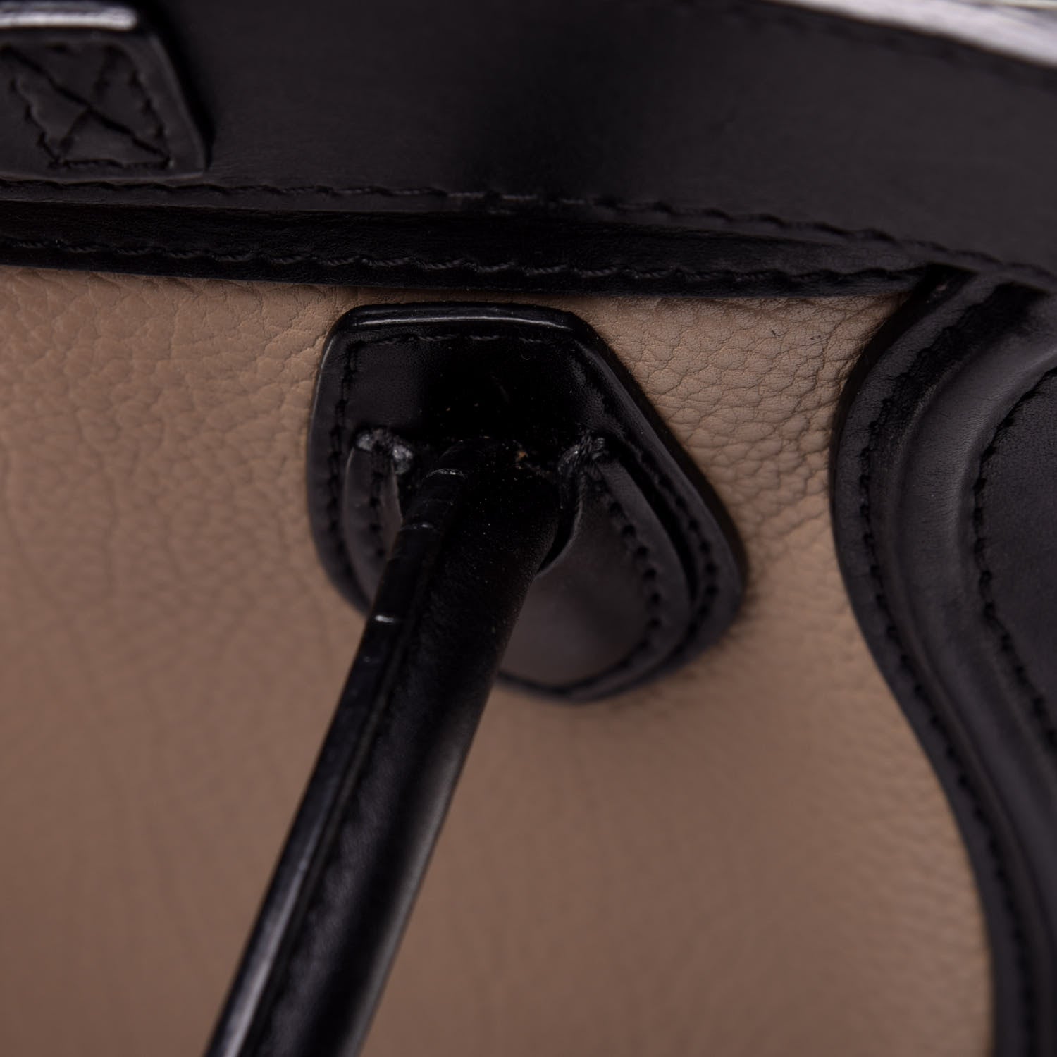 Celine Bullhide Calfskin Nubuck Nano Tri-Color Luggage Light Taupe 20 of 26