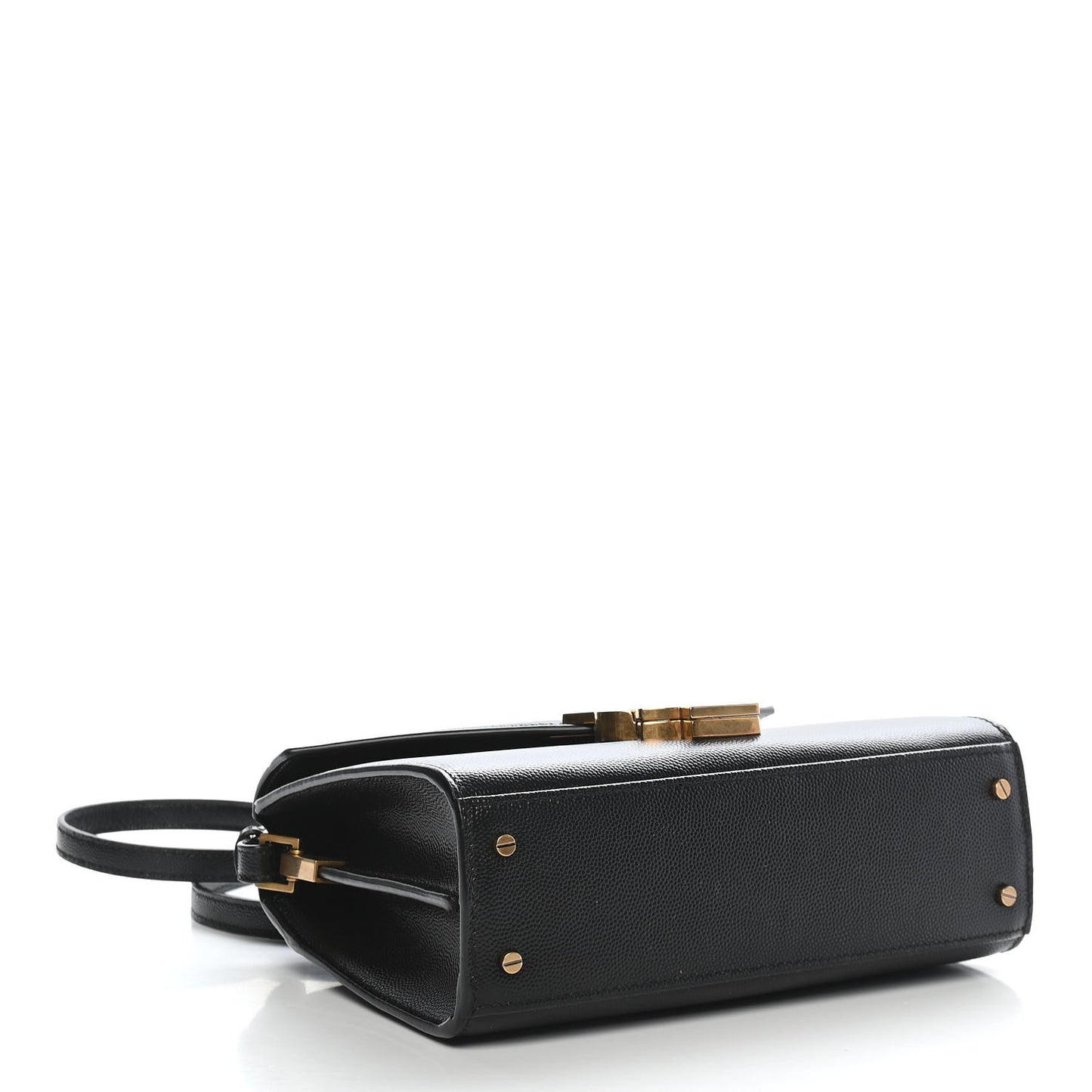 Grain de Poudre Mini Classic Monogram Cassandra Top Handle Black