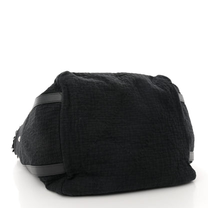 Chanel Canvas Small Double Face Tote Black 4 of 13