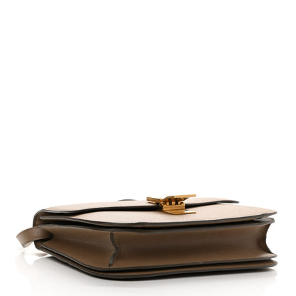 Celine Liege Calfskin Medium Classic Box Flap Bag Taupe 4 of 16