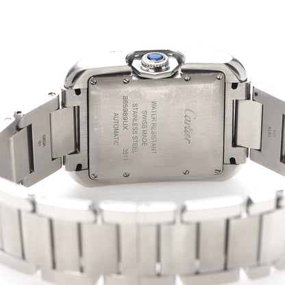 Cartier Stainless Steel 30mm Tank Anglaise Automatic Watch 4 of 7