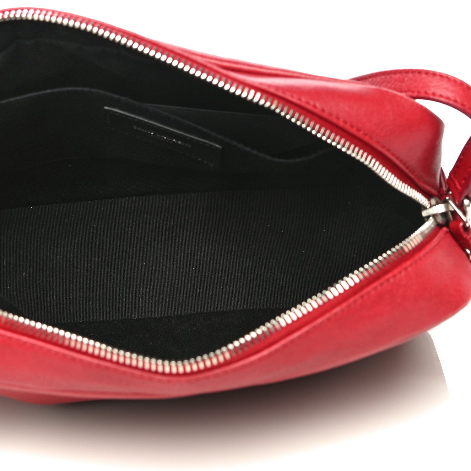 Saint Laurent Lambskin Monogram Small Lou Camera Bag Lipstick Red 5 of 12