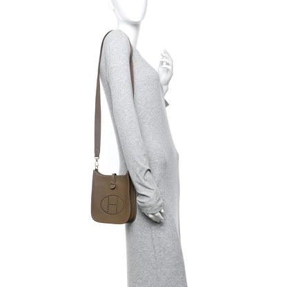 Hermes Taurillon Clemence Evelyne TPM Etoupe 2 of 11